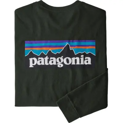 Patagonia M's L/S P-6 Logo Responsibili-Tee Kelp Forest