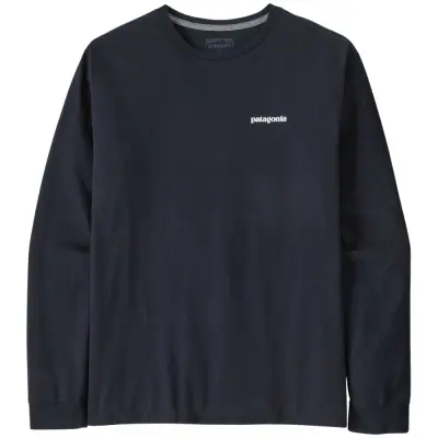 Patagonia M's L/S P-6 Logo Responsibili-Tee New Navy