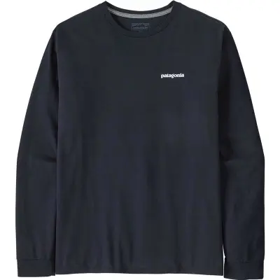 Patagonia M's L/S P-6 Logo Responsibili-Tee New Navy New Navy M