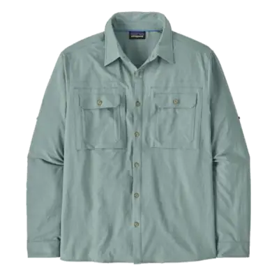 Patagonia M's L/S Self Guided Sun Shirt Blue Sage