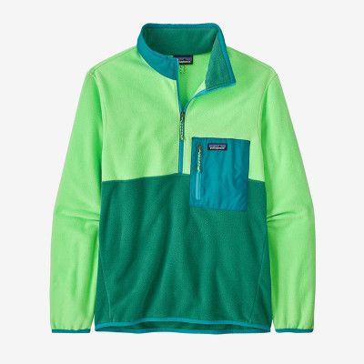 Patagonia M's Microdini 1/2 Zip P/O Gather Green