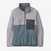 Patagonia M's Microdini 1/2 Zip P/O Nouveau Green W/Salt Grey