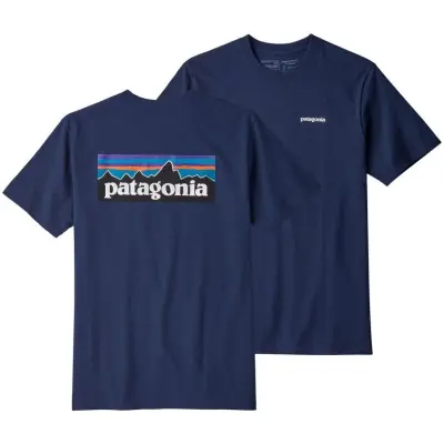 Patagonia M's P-6 Logo Responsibili-Tee Classic Navy (2019)