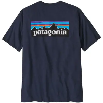 Patagonia M's P-6 Logo Responsibili-Tee New Navy