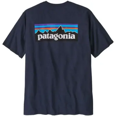 Patagonia M's P-6 Logo Responsibili-Tee New Navy
