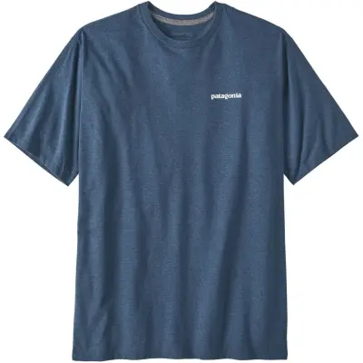 Patagonia M's P-6 Logo Responsibili-Tee Utility Blue