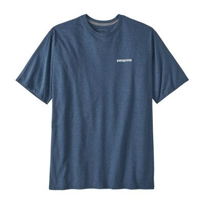 Patagonia M's P-6 Logo Responsibili-Tee Utility Blue