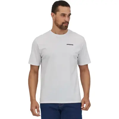 Patagonia M's P-6 Logo Responsibili-Tee White