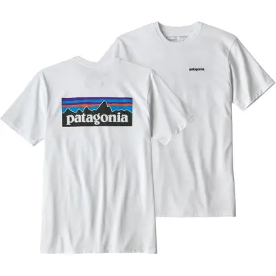 Patagonia M's P-6 Logo Responsibili-Tee White (2021)