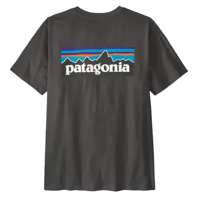 Patagonia M's P-6 Logo T-Shirt Ink Black