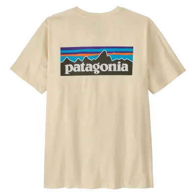 Patagonia M's P-6 Logo T-Shirt Undyed Natural