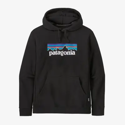 Patagonia M's P-6 Logo Uprisal Hoody Black Black XL