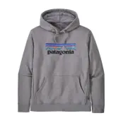 Patagonia M's P-6 Logo Uprisal Hoody Gravel Heather Gravel Heather M