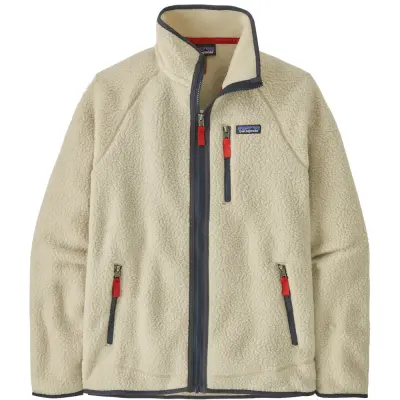 Patagonia M's Retro Pile Jacket Pelican w/Smolder Blue