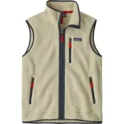 Patagonia M's Retro Pile Vest Pelican W/Smolder Blue - L