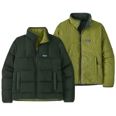 Patagonia M's Reversible Down Better Sweater Old Growth Green