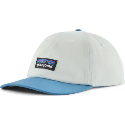 Patagonia P-6 Label Trad Cap Birch White W/shore Blue
