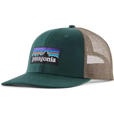 Patagonia P-6 Logo Trucker Hat Cascade Green