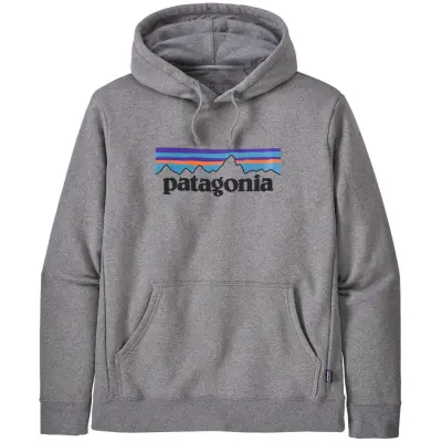 Patagonia P-6 Logo Uprisal Hoody Unisex Gravel Heather