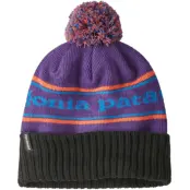 Patagonia Powder Town Beanie Park Stripe: Purple