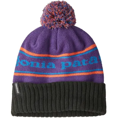 Patagonia Powder Town Beanie Park Stripe: Purple