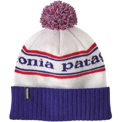 Patagonia Powder Town Beanie Park Stripe: Viking Blue