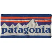 Patagonia Powder Town Headband Fitz Roy Sunrise Knit Birch White