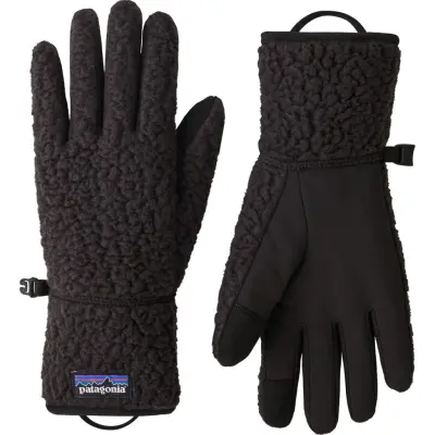 Patagonia Retro Pile Gloves Black