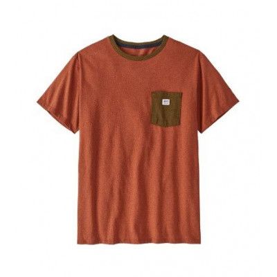 Patagonia Shop Sticker PocketResponsibili-Tee Henna Brown