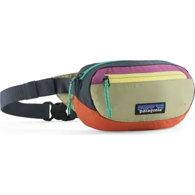 Patagonia Terravia Mini Hip Pack 1L Patchwork: Gumtree Green