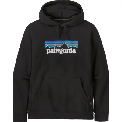 Patagonia Unisex P-6 Logo Uprisal Hoody Black