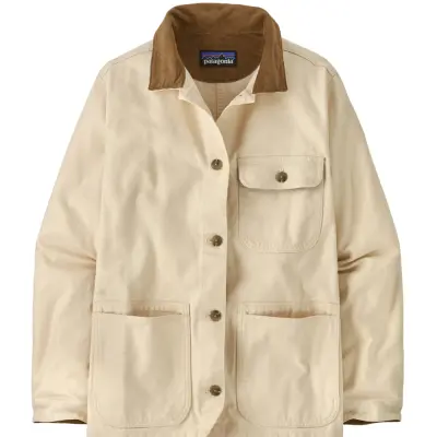 Patagonia W Point Reyes Canvas Coat Undyed Natural