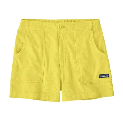 Patagonia W Retro Cord Shorts Lemon Zest