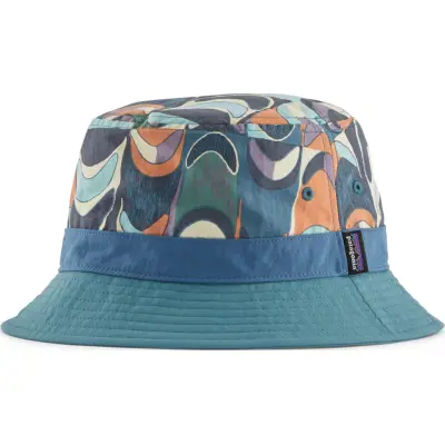 Patagonia Wavefarer Bucket Hat Swallowtail Geo: Still Blue