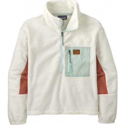 Patagonia Women's Microdini 1/2 Zip Pull Over Birch White