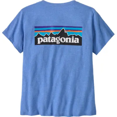Patagonia Women's P-6 Logo Responsibili-Tee Abundant Blue