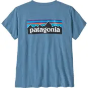 Patagonia Women's P-6 Logo Responsibili-Tee Shore Blue