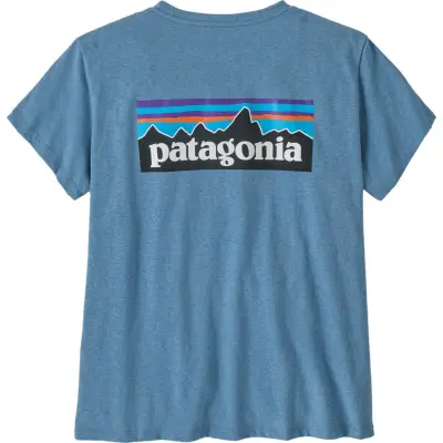 Patagonia Women's P-6 Logo Responsibili-Tee Shore Blue