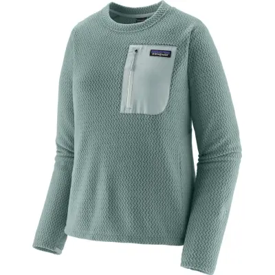 Patagonia Women's R1 Air Fleece Crewneck Blue Sage