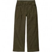 Patagonia Women's Wide Leg Cord Pants Basin Green