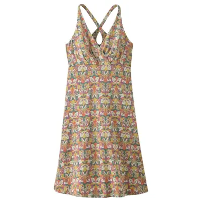 Patagonia W's Amber Dawn Dress Butterfly Geo: Weathered Stone Butterfly Geo: Weathered Stone M