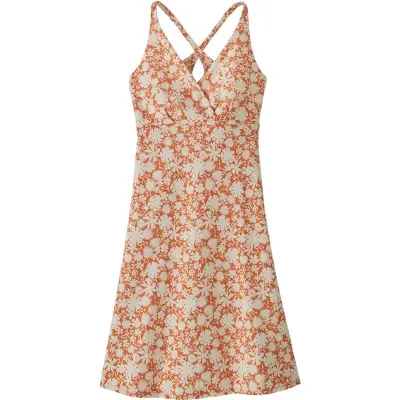 Patagonia W's Amber Dawn Dress Way Back: Rock Melon - L