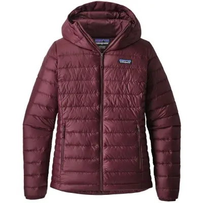 Patagonia W's Down Sweater Hoody Dark Currant