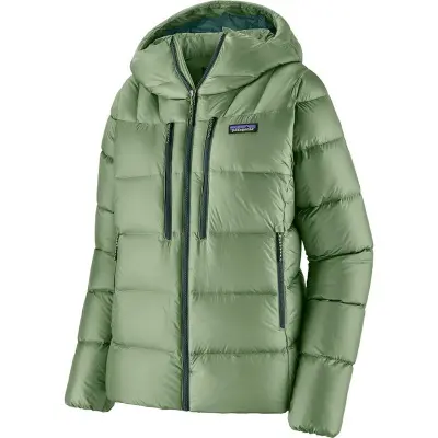 Patagonia W's Fitz Roy Down Hoody Ellwood Green - XL
