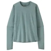 Patagonia W's L/S Cap Cool Sun Shirt Nouveau Green - Blue Sage X-Dye - S