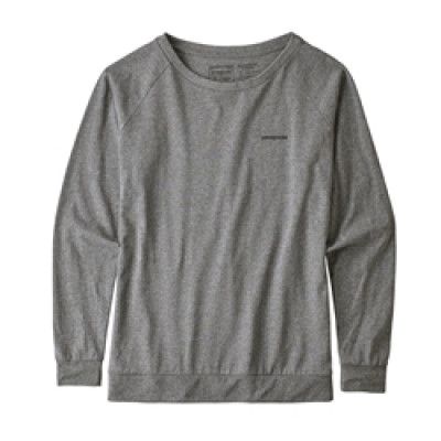 Patagonia W's L/S Pastel P-6 Logo Responsibili-Tee