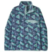 Patagonia W's LW Synch Snap-T P/O Jaguar Geo: Blue Sage