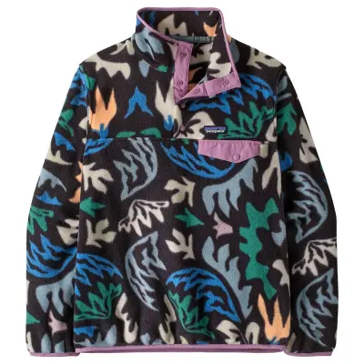 Patagonia W's LW Synch Snap-T P/O Kaleido: Black - XL