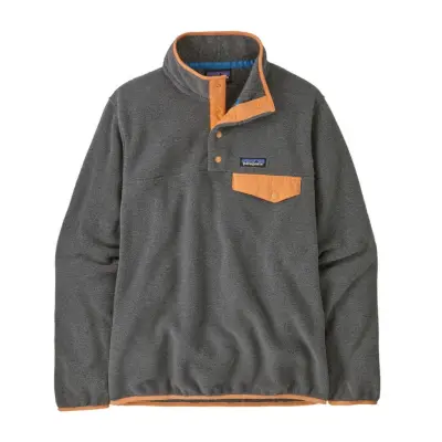 Patagonia W's LW Synch Snap-T P/O Nickel w/Vivid Apricot