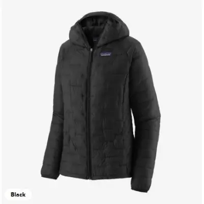 Patagonia W's Micro Puff Hoodyen Black - S